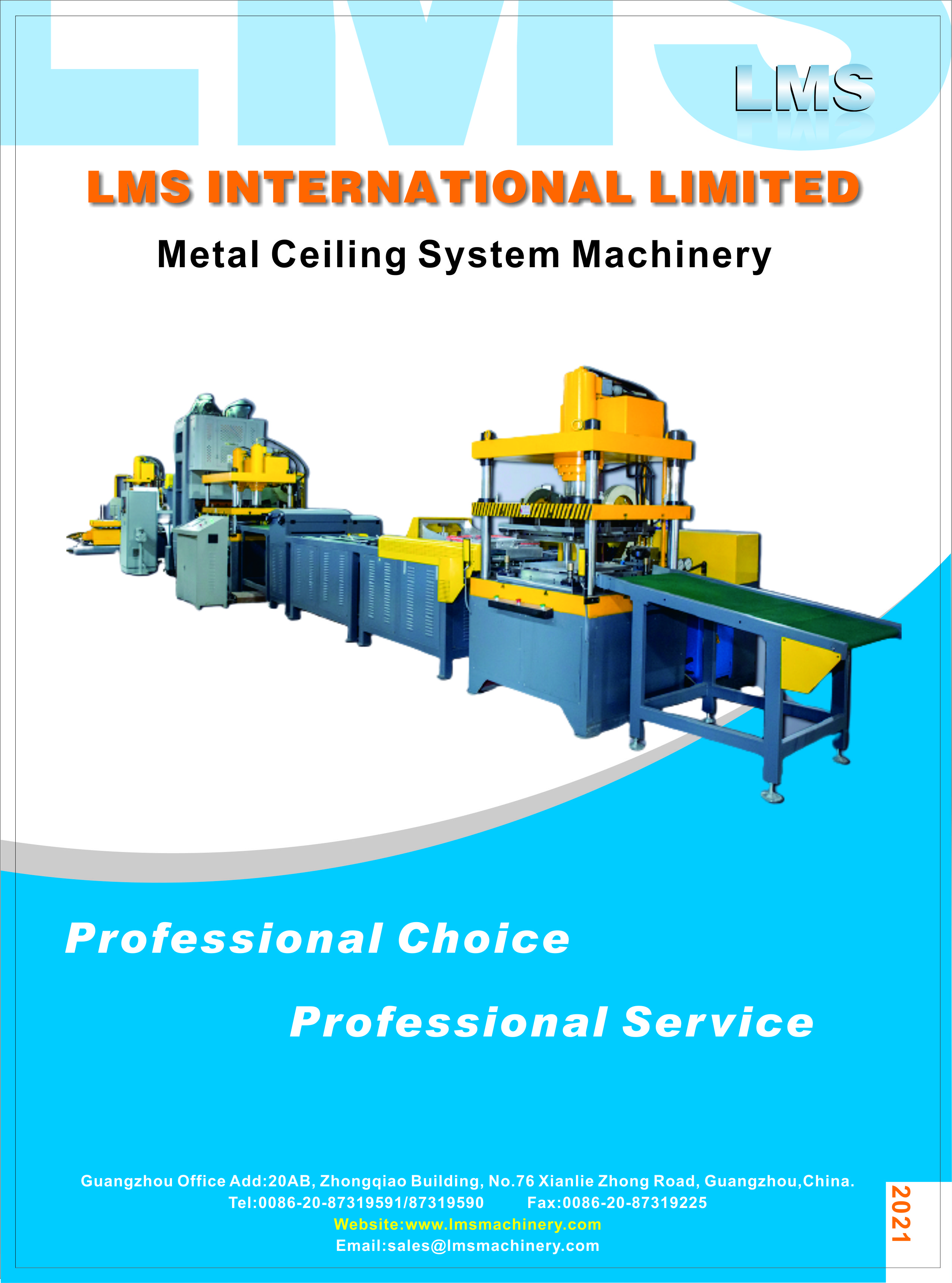 LMS Ceiling Machine Catalogue